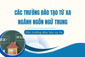 Các trường đào tạo từ xa ngành ngôn ngữ Trung