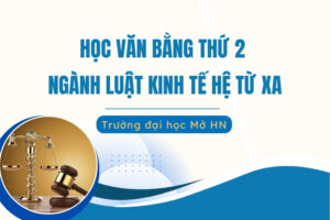 Học văn bằng thứ 2 luật kinh tế online trường Đại học Mở Hà Nội