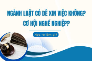 Ngành Luật có dễ xin việc không?