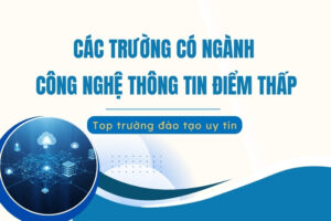 các trường có ngành công nghệ thông tin điểm thấp​