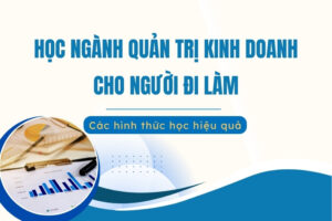 Học ngành Quản trị Kinh doanh cho người đi làm
