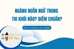 Ngành ngôn ngữ Trung thi khối nào