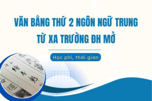 văn bằng thứ 2 ngôn ngữ trung từ xa