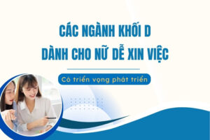 Các ngành khối D dành cho nữ